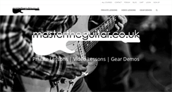 Desktop Screenshot of mastertheguitar.co.uk