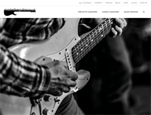 Tablet Screenshot of mastertheguitar.co.uk